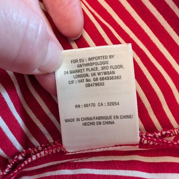 Like New! Anthropologie Maeve Cantua Peplum Top - Picture 11 of 12